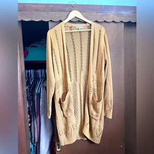 Oversized Maurice’s XL Open Cardigan with Pockets